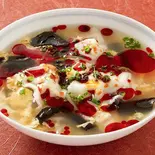 餃子スープ(辛)（中華亭 栄店）