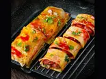 中国東北地方の特色軽食”焼き麵”・烤冷面(小尾羊 薬膳しゃぶしゃぶ 巣鴨店)