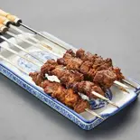 ラム肉の串焼き(6本)Lamb Skewers(6Skewers)(国壱麺 御徒町本店)