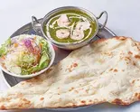 ほうれん草エビカレー/Sag Prawn Curry Set(レストランさくら)