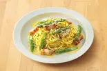 104.グリルベーコンとアスパラのクリームパスタ（鎌倉パスタ 町田東急ツインズ店）
