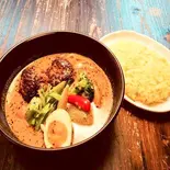 Wハンバーグと10種の野菜カリー(スープカリー専門店 札幌ドミニカ 銀座店)
