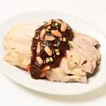 よだれ鶏定食(口水鸡定食)(台湾無骨香脆鶏柳)