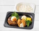 アンガスビーフ100%ステーキハンバーグ 和風ビネガーソース＆カキフライ弁当（ジョナサン 板橋大山店）