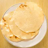 プレーンパパド(3P)/Plain Papad(3P)（アジアンダイニング＆バー ナマステ 戸越銀座店）