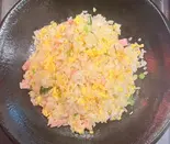 五目チャーハン(一つ買うと無料でもう一つもらえる)（中華料理 点心楼台北博多駅南店）