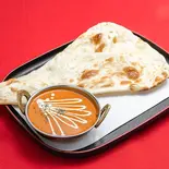 カレーとプレーンナンセット-Curry-&-Nan-Set(【カレーの名店】 インド料理 ビニタダイニング BINITA DINING)