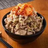 秘伝の極旨塩ダレにんにくキムチ豚丼(豚肉400g)（オーシャンダイニング池袋店）