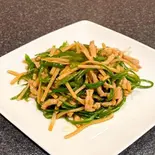 豚肉とピーマンの細切り炒め（中国料理 万里）