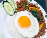 ガパオライスセット (Gapao Rice Set)(Asian thai restaurant)