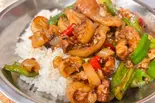 去骨猪脚饭(盖饭)骨抜き豚足ご飯（蜀道山四川料理高田馬場店）