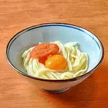 明太子釜玉うどん(日和製麺 本店)