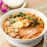 トムヤムラーメン（バンコクオリエンタルタイレストラン）