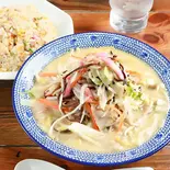 【セット】白ちゃんぽん + 半チャーハン（じげもんちゃんぽん グランデュオ立川店）