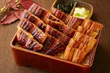 鰻と穴子合わせ盛り重【上】(鰻・とろ穴子 対馬 厳原 吹田)