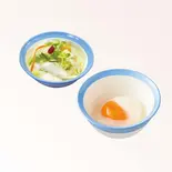お新香半熟玉子セット（松屋 天神店）