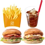 【デリバリー限定!ツーバーガー満足セット】絶品チーズバーガーセット+絶品ビーフバーガー(ゼッテリア ZETTERIA アリコベール上尾店)