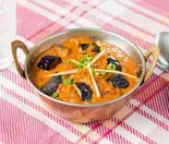 茄子キーマカレーeggplant keema curry（インド＆タイ料理スマイル Indian ＆ Thai restaurant ＆Bar~Smile）