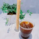 Americano(Iced)＆チュロス(シナモン)セット（coffee＆sweets cafe kurassi）