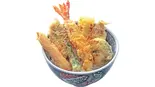【カニ天と特大海老入り】特上海鮮天丼（【天丼】天晴(てんせい) 南浦和店）