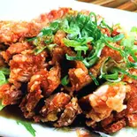 鶏肉揚げの特製ソース掛け（中華料理 旭園）