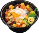 漬けバラちらし・温玉のせ（おすし日和 阪東橋吉野町店）