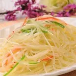 じゃがいもの千切り炒め(素炒土豆丝)（聚香源）