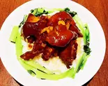 柔らか豚足ご飯 Soft Stewed Pettitoes Topped On Rice（心意）