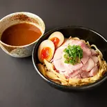 魚介醤油つけ麺+味玉付き（百年本舗 秋葉原総本店）