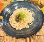 柚子胡椒ごま油和えきしめん(おばんざいときしめん鯱)
