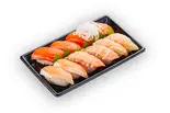 サーモン尽くし5種セット 1人前(10貫)（かっぱ寿司 横浜西口エキニア店）