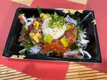 マグロとアボガドのユッケ（魚丼 福島店）
