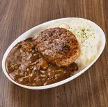 ️ハンバーグ牛すじカレー（白金食堂）