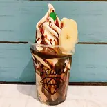 チョコバナナソフト（Jewel クレープ・アイス専門店）
