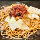 豚キムチ焼そば(ソース)(月島もんじゃ もんたま 本千葉店)