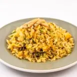 高菜と細切り豚肉炒飯 高菜肉丝炒饭（The Family 麻辣大学 ららテラス HARUMI FLAG店）