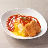 クリームコロッケ(2個)＆ 濃厚トマトソースオムライス≪4299≫（洋食 KiKi 三宮南店）