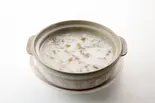 ピータンと豚肉入りお粥(青樺)