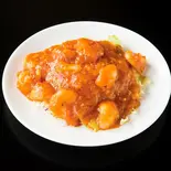 エビチリ Stir-Fried Shrimp with Chili Sauce（中華料理上海亭 木場店）