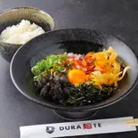 まぜそば 赤 ブラックライスセット（dura麺te西宮店）
