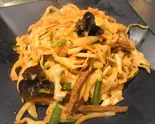 ピリ辛スパイシー焼き刀削麺（西安刀削麺 匠心）