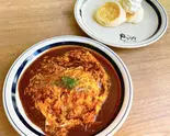 デミグラスオムライスクラシックパンケーキセット（eggg cafe 国分寺店）