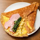 おかずクレープ(ほうれん草とハム)（クレープリー リュカ）