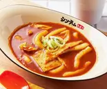 スープトッポッキ（韓国料理屋アミ家）