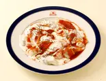 (MANTI ) ( Turkish dumpling ) トルコ風ぎょうざヨーグルトがけ ( HALAL)  トルコ料理（トルコ料理ボスボラスハサン市ヶ谷店）