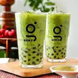 抹茶タピオカミルクティー(trà sữa matcha)（GENZ Tea＆Food）