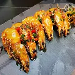車エビの特製炒め（串門‐創作中国料理）