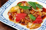 【けむり屋特製】黒酢スブタ Special black vinegar sweet and sour pork（けむり屋 なんば2号店）