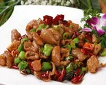 尖椒爆肥肠 ホルモン炒め（四川料理 成都小吃）