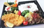 白身フライと焼肉弁当（味波押切店）